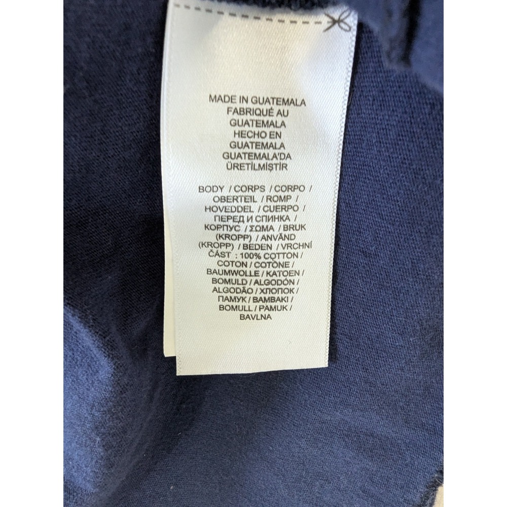 Polo Ralph Lauren Newport Graphic T-Shirt Mens XL Navy Blue Rainbow Logo Cotton - Picture 7 of 8